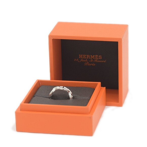 HERMES Silver Ring #52 - Picture 5 of 5